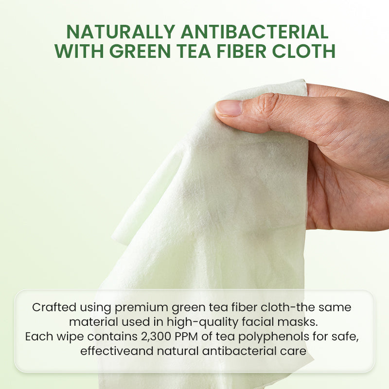 Green Tea Antibacterial Wipes