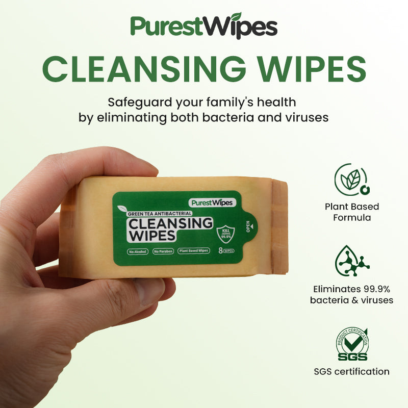 Green Tea Antibacterial Wipes
