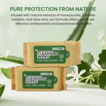 Green Tea Antibacterial Wipes