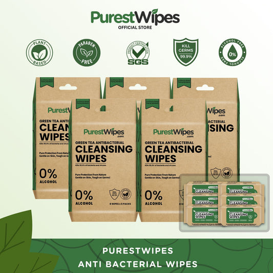 Green Tea Antibacterial Wipes